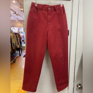 Ralph Lauren Red Denim Jeans
